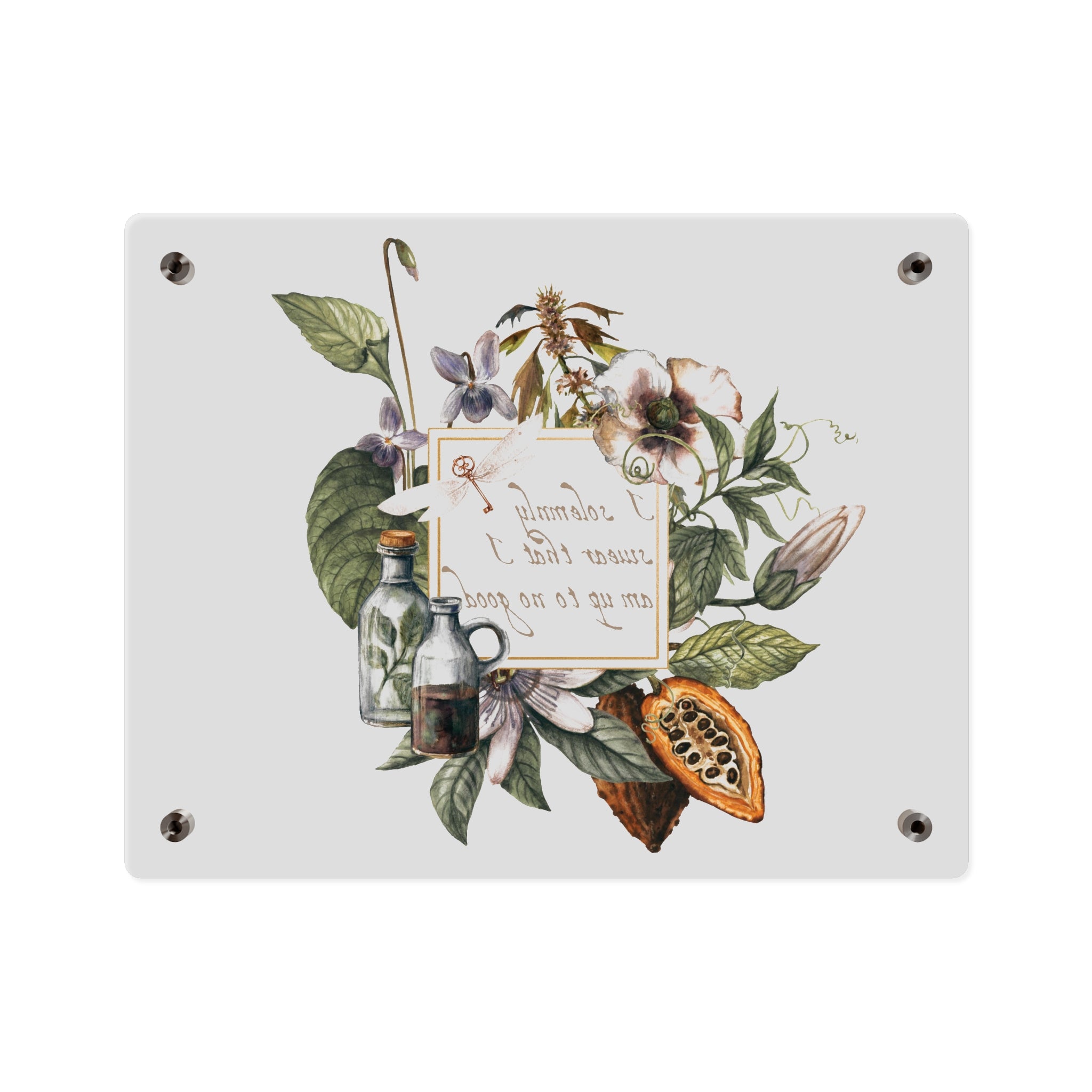 Acrylic Wall Art Panels-Herbology