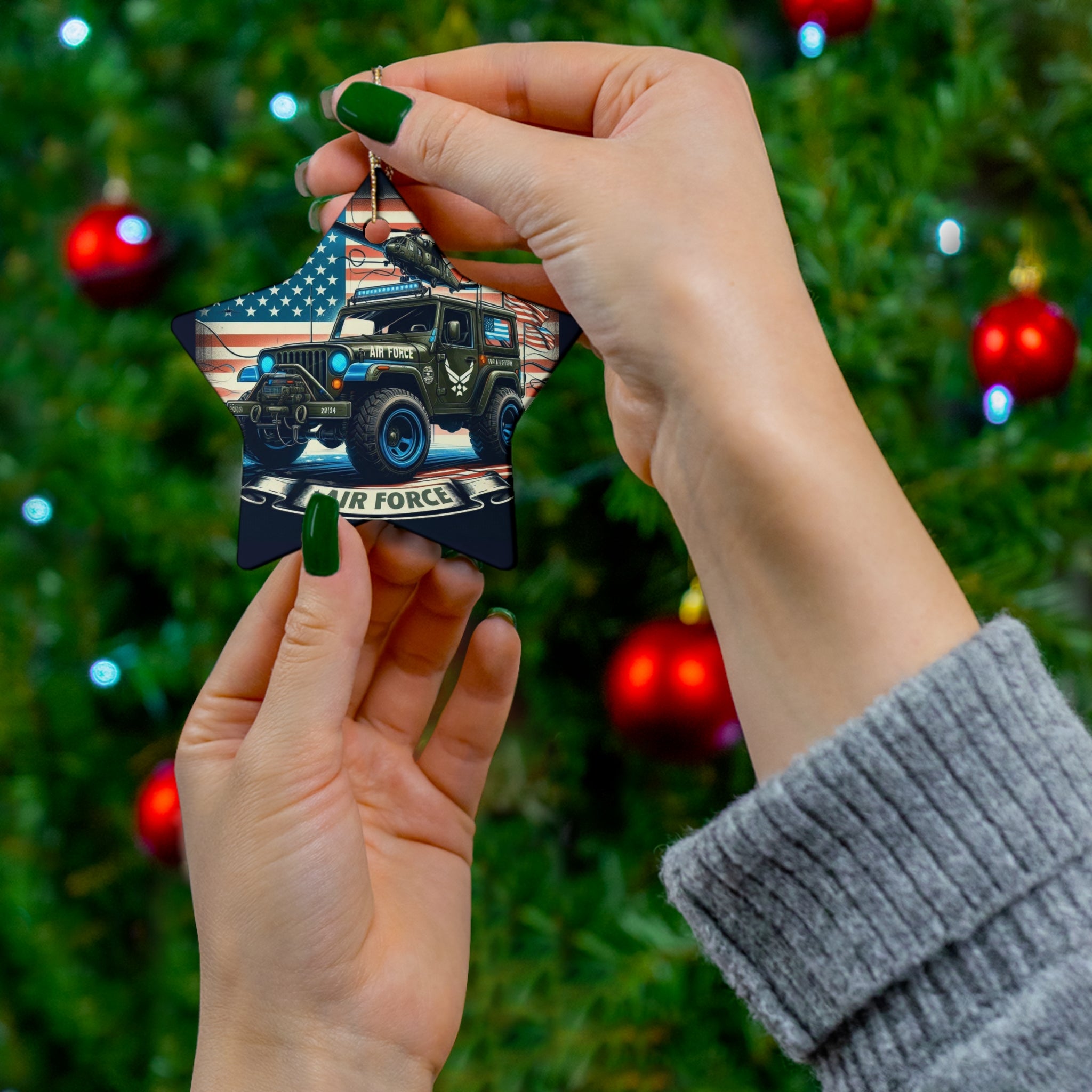 Air Force Ceramic Ornament