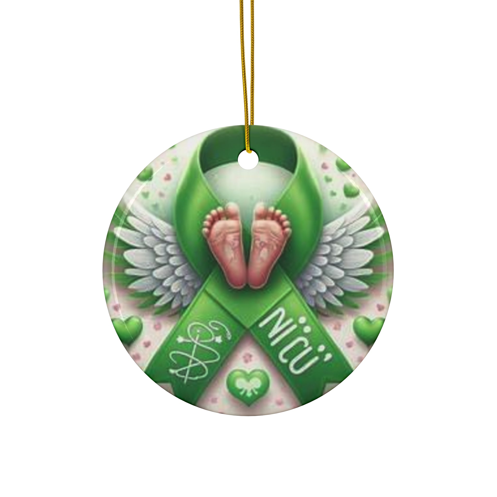NICU Ceramic Ornament