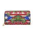 Puerto Rico Zipper Wallet — Island Flag Design