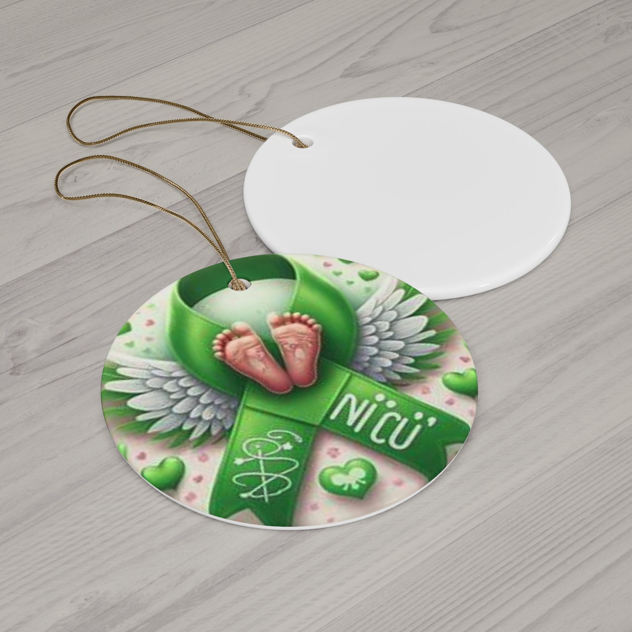NICU Ceramic Ornament