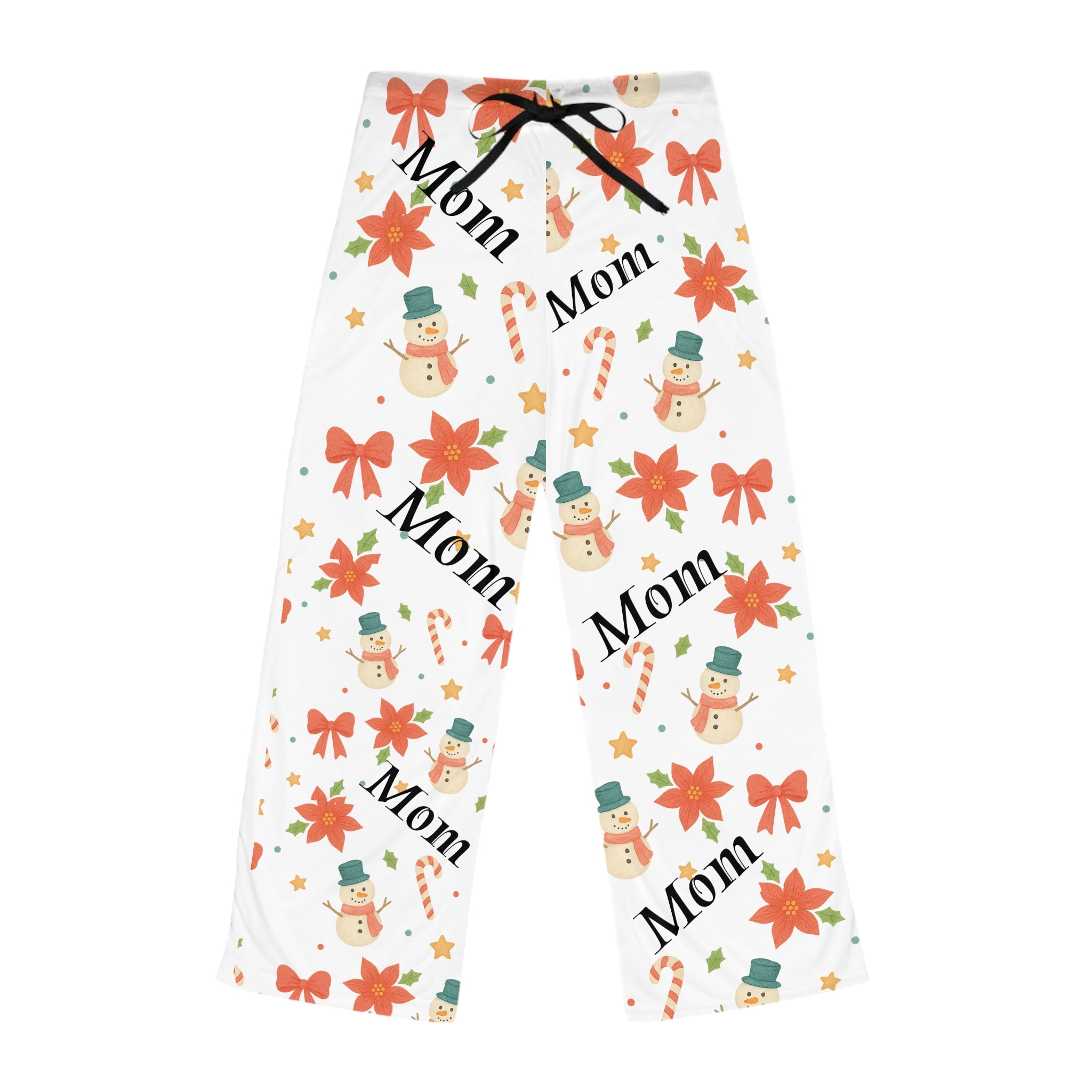 Christmas Mom Pajama Pants - Festive Holiday Sleepwear for Women