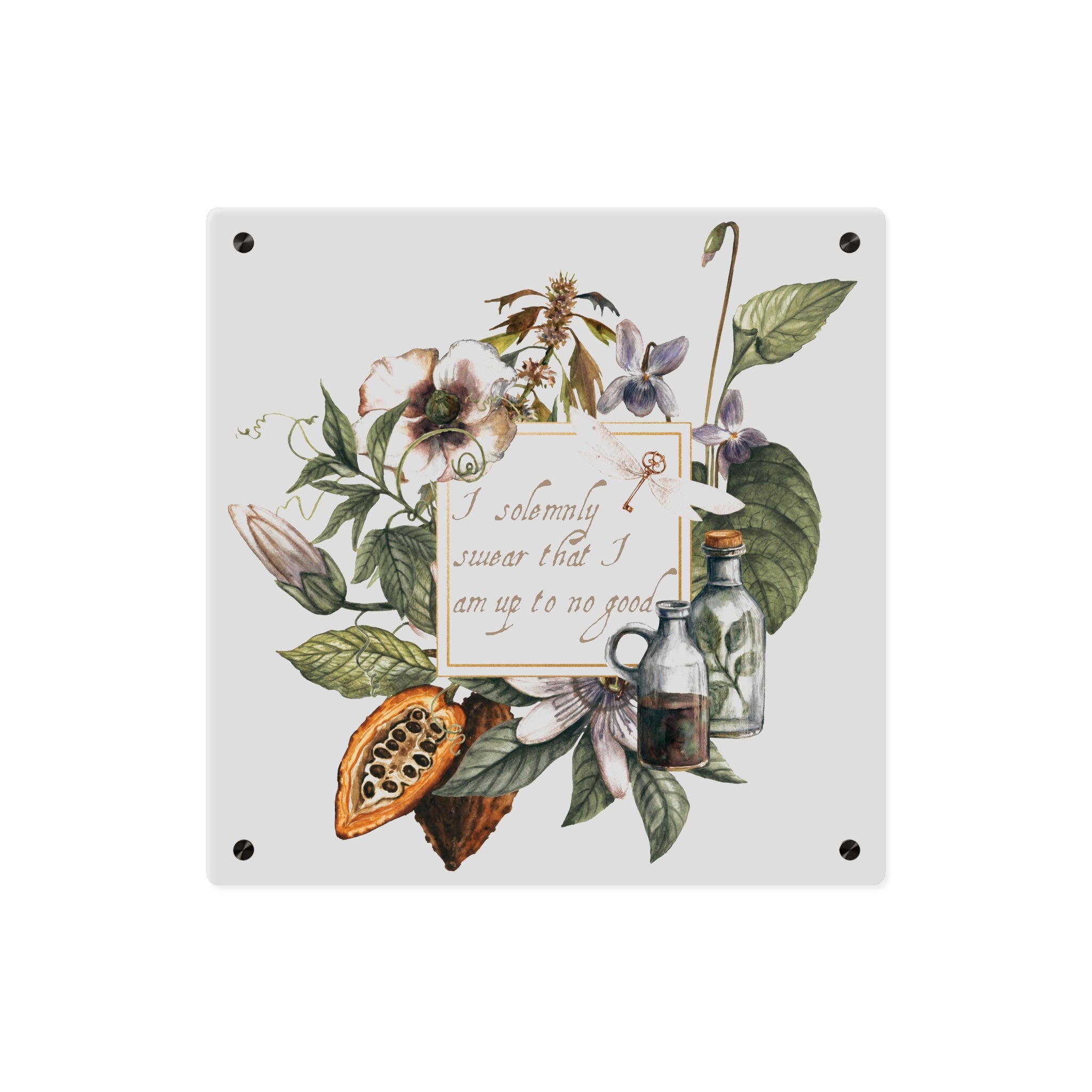 Acrylic Wall Art Panels-Herbology