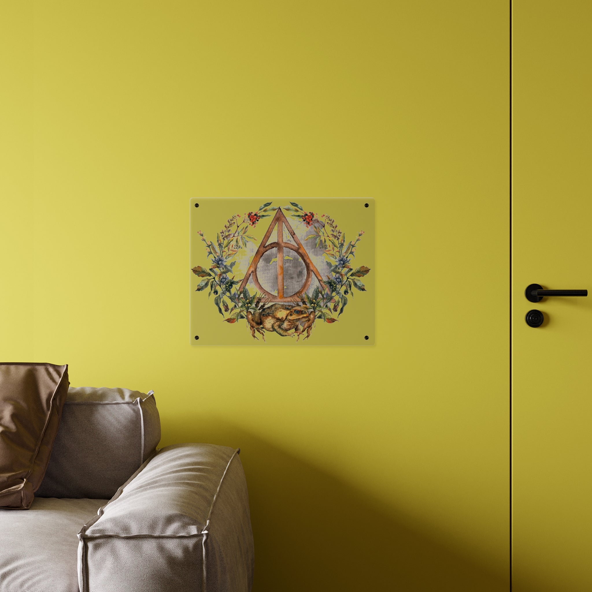 Acrylic Wall Art Panels-Destiny Triangle Symbol