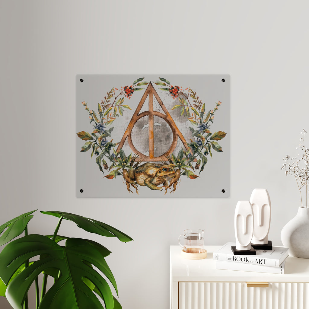 Acrylic Wall Art Panels-Destiny Triangle Symbol