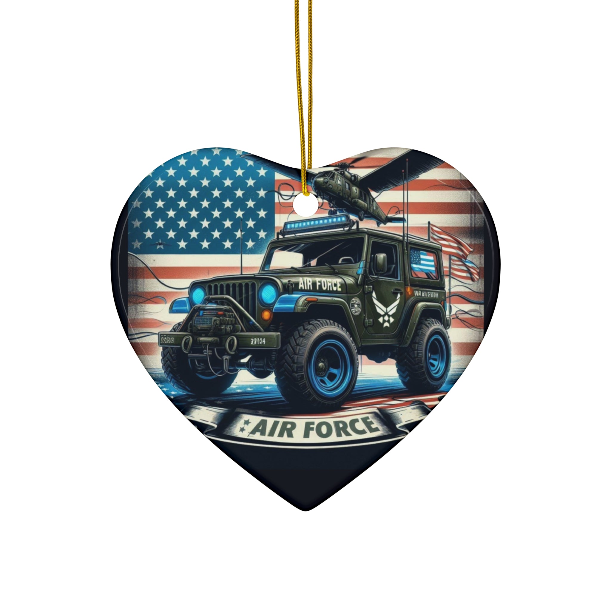 Air Force Ceramic Ornament