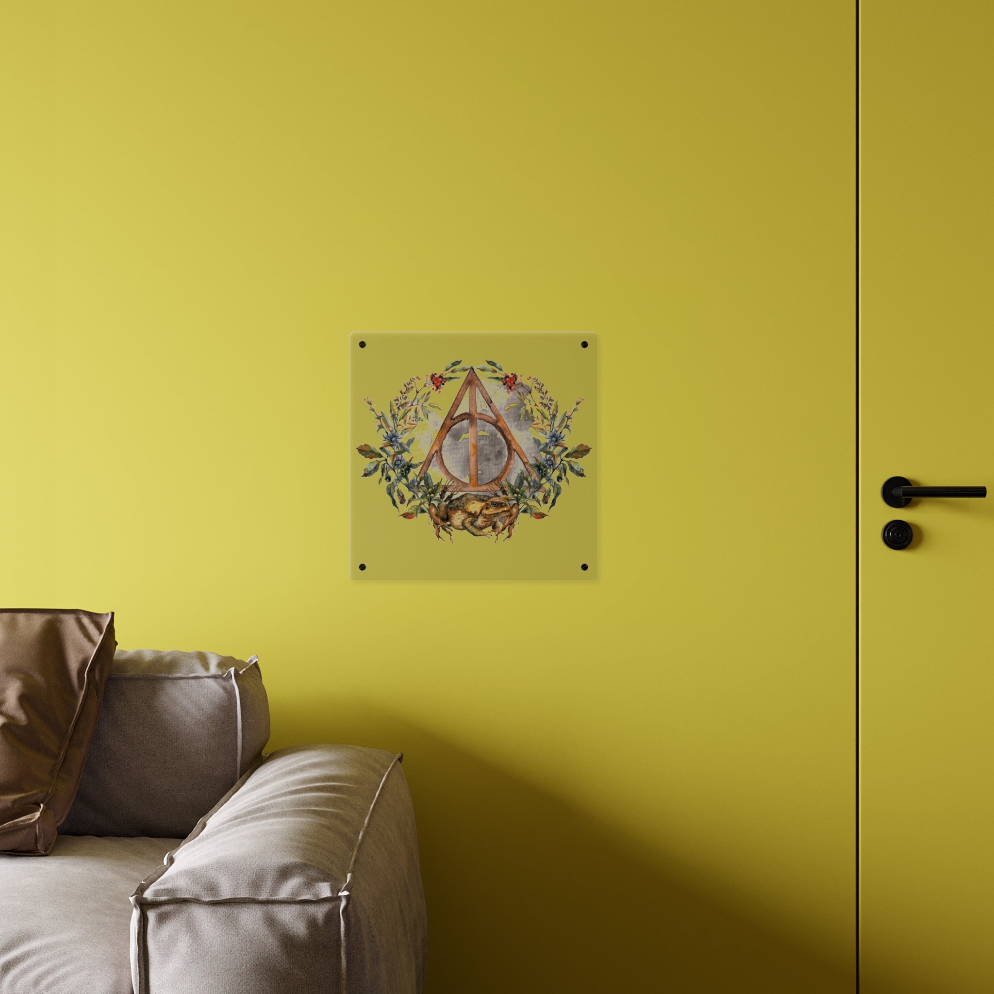 Acrylic Wall Art Panels-Destiny Triangle Symbol