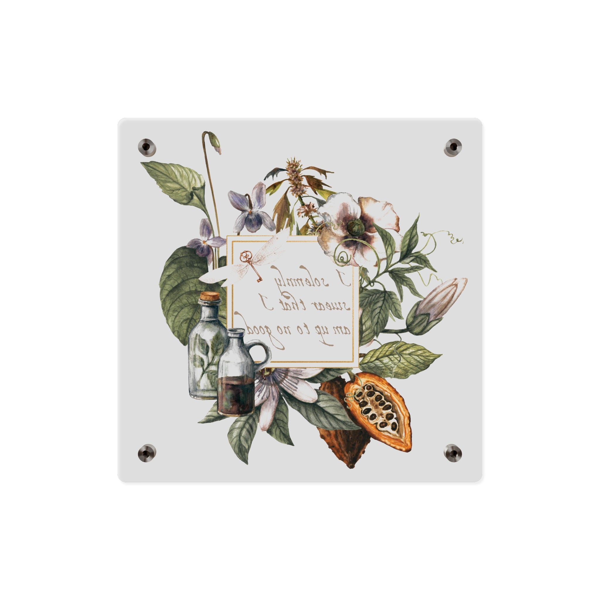 Acrylic Wall Art Panels-Herbology