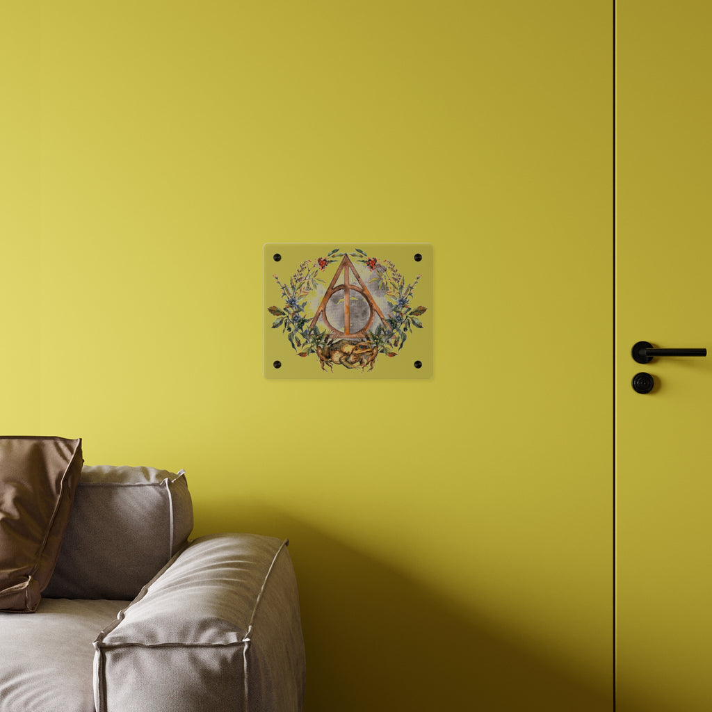 Acrylic Wall Art Panels-Destiny Triangle Symbol