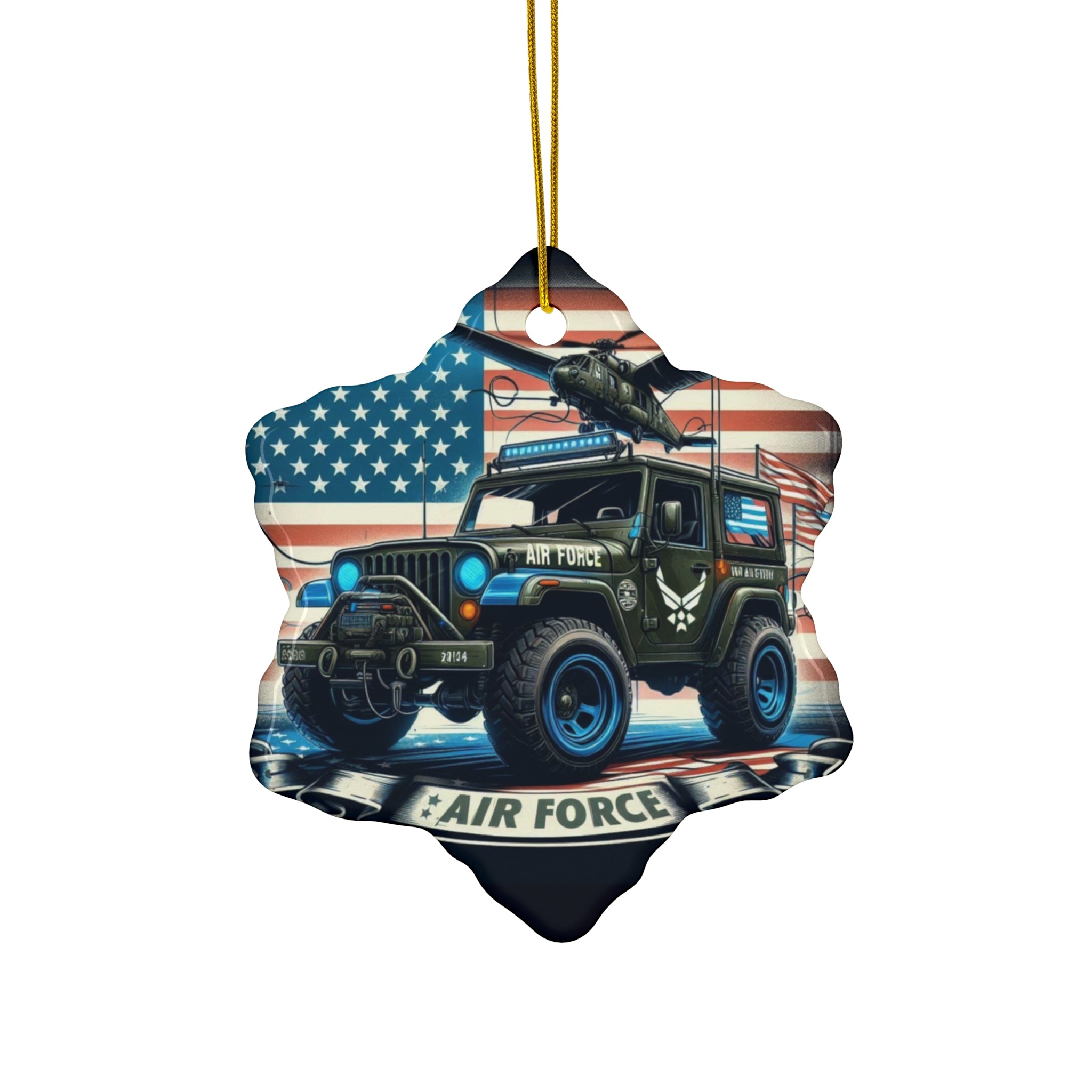 Air Force Ceramic Ornament