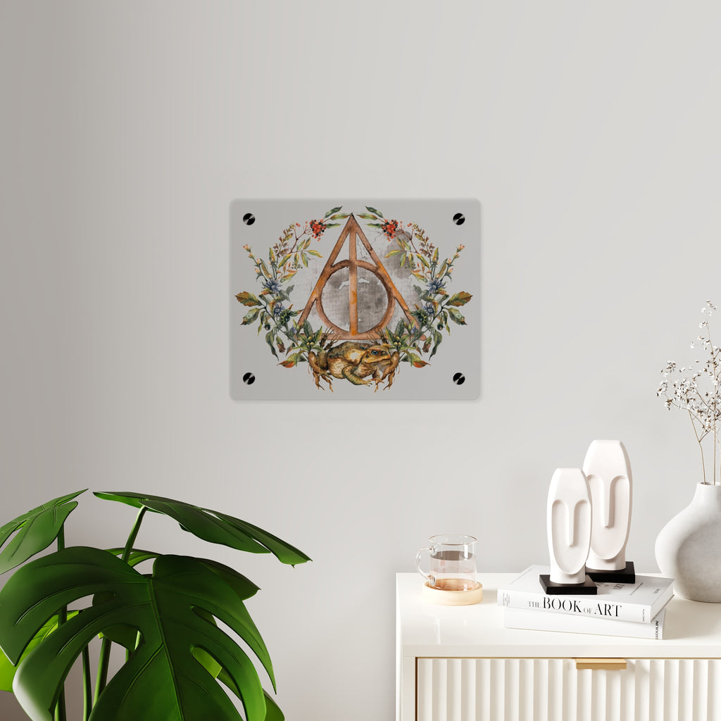 Acrylic Wall Art Panels-Destiny Triangle Symbol