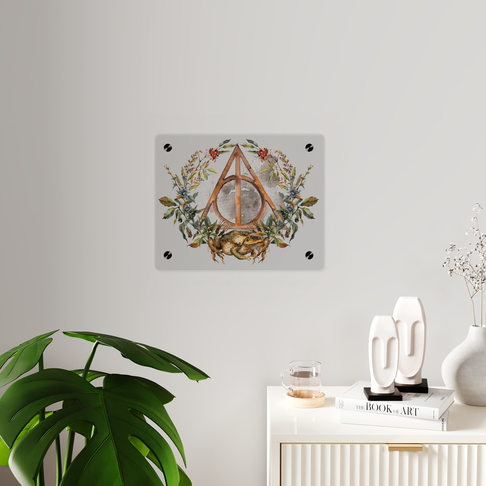 Acrylic Wall Art Panels-Destiny Triangle Symbol