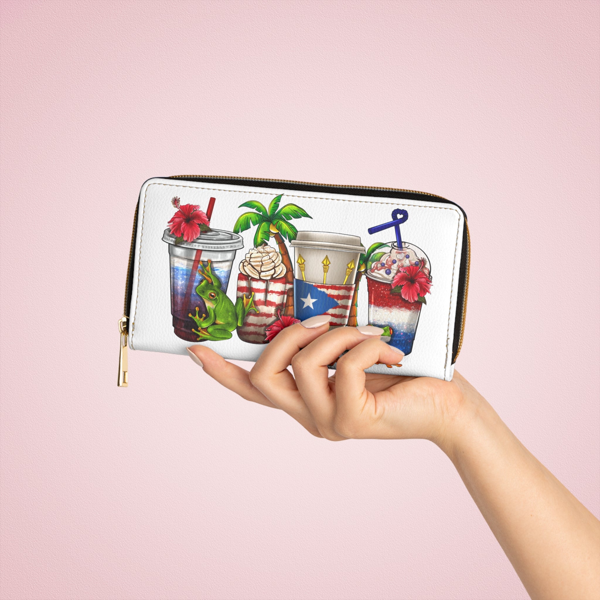 Puerto Rican Zipper Wallet
