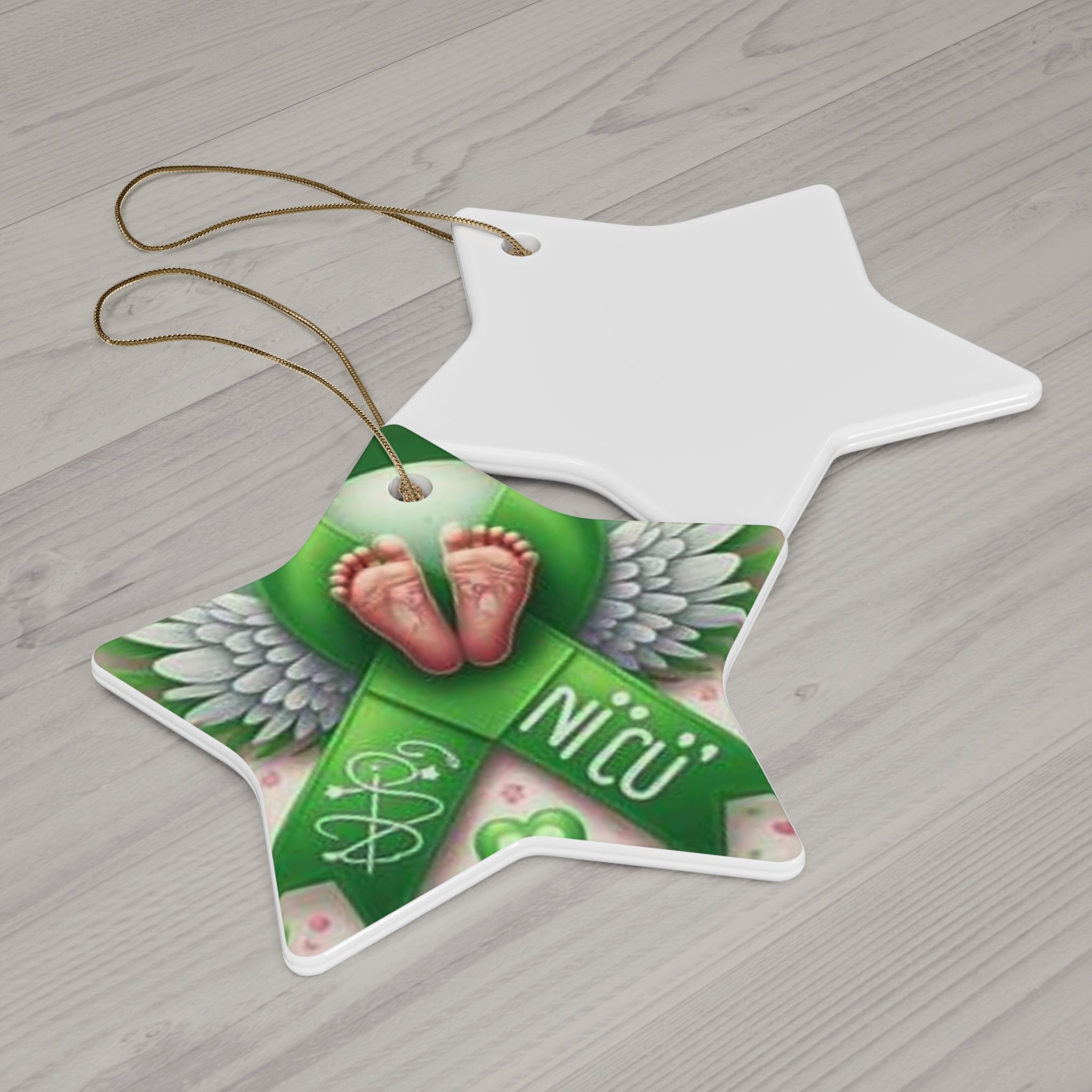 NICU Ceramic Ornament