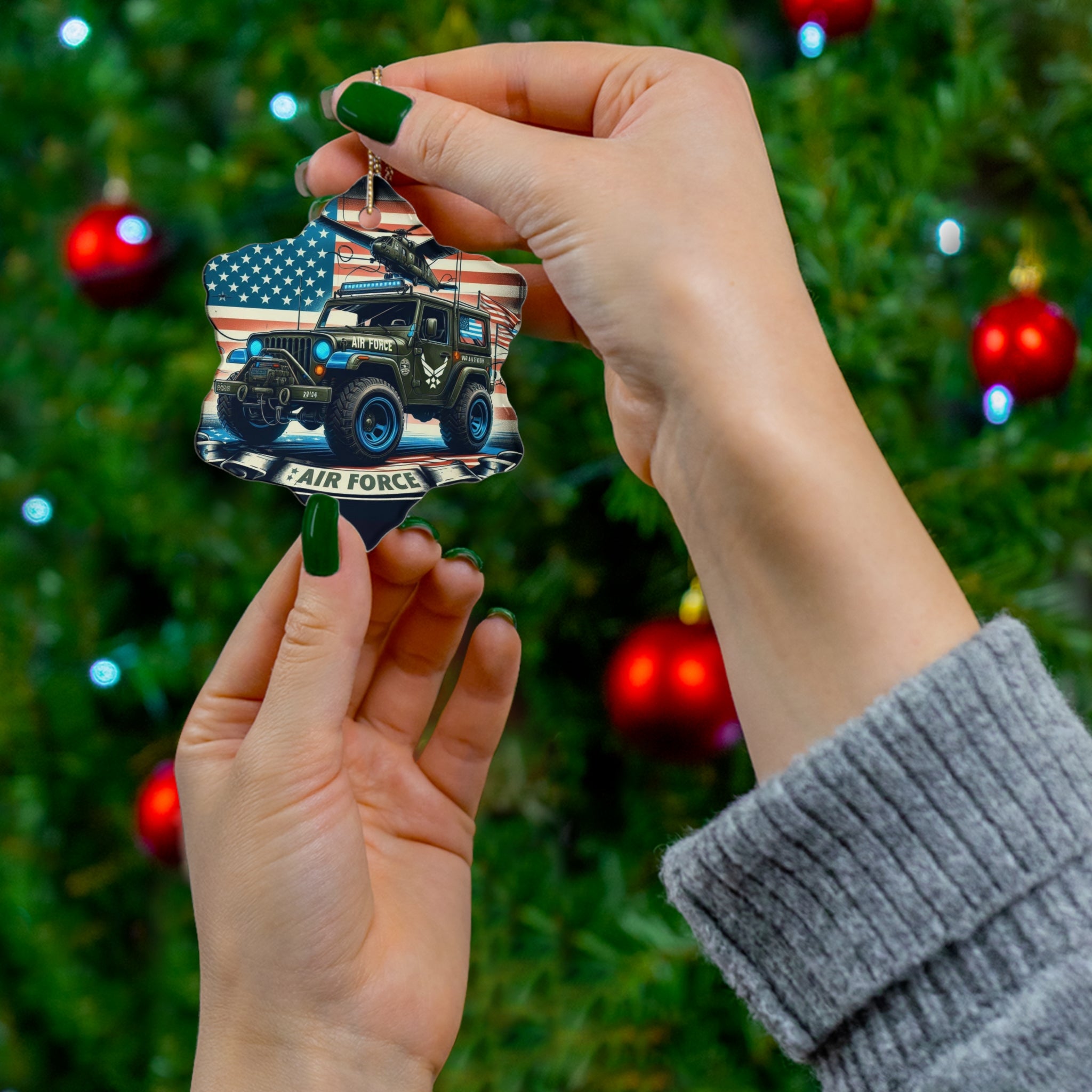 Air Force Ceramic Ornament
