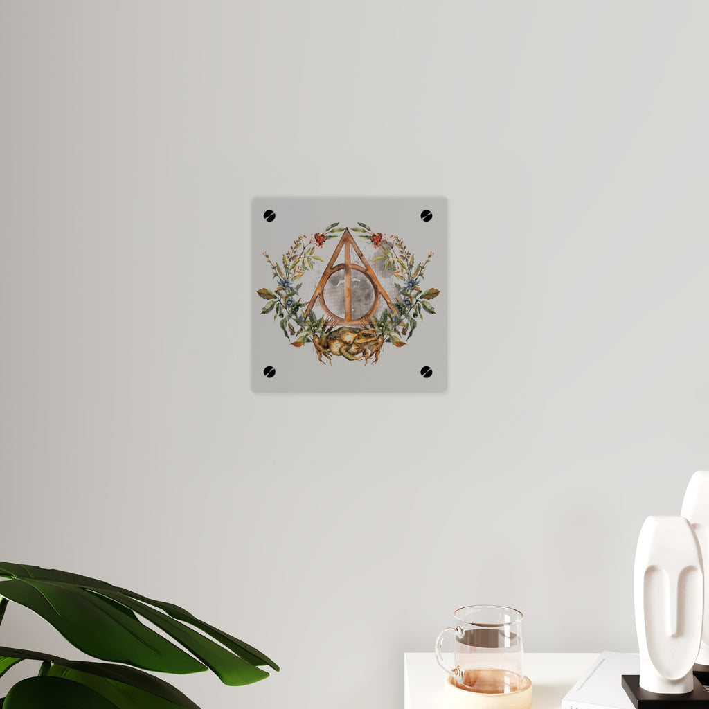 Acrylic Wall Art Panels-Destiny Triangle Symbol