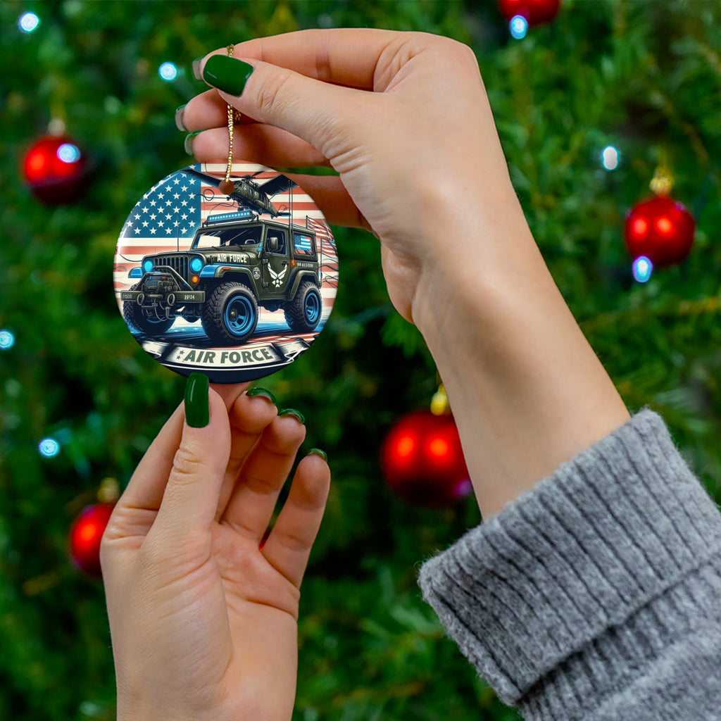 Air Force Ceramic Ornament