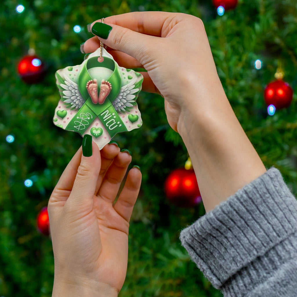 NICU Ceramic Ornament