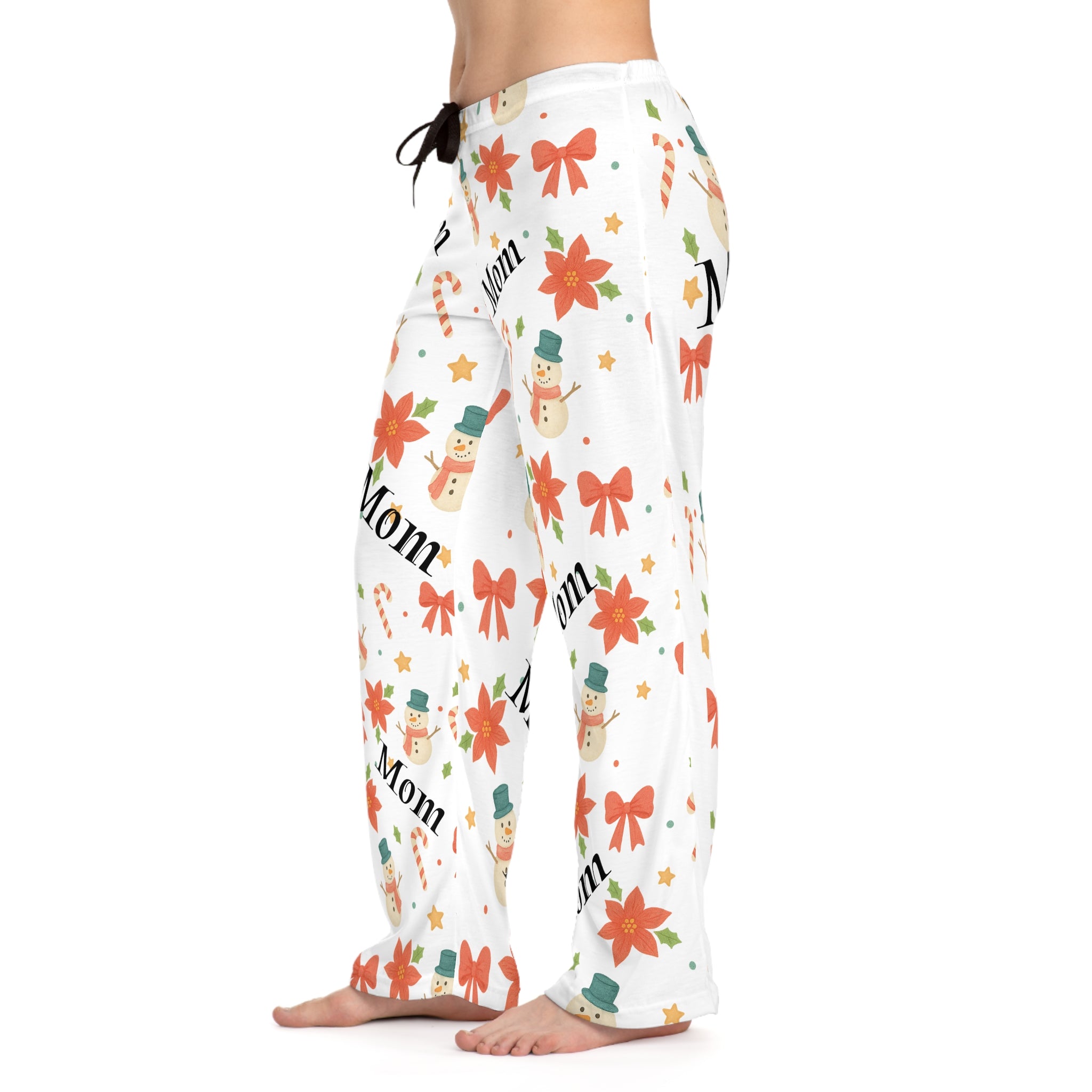 Christmas Mom Pajama Pants - Festive Holiday Sleepwear for Women