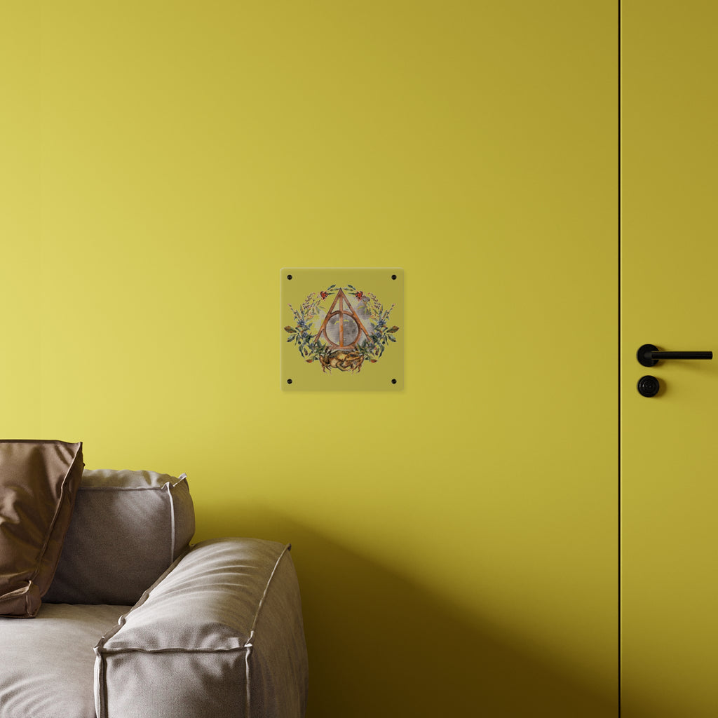 Acrylic Wall Art Panels-Destiny Triangle Symbol