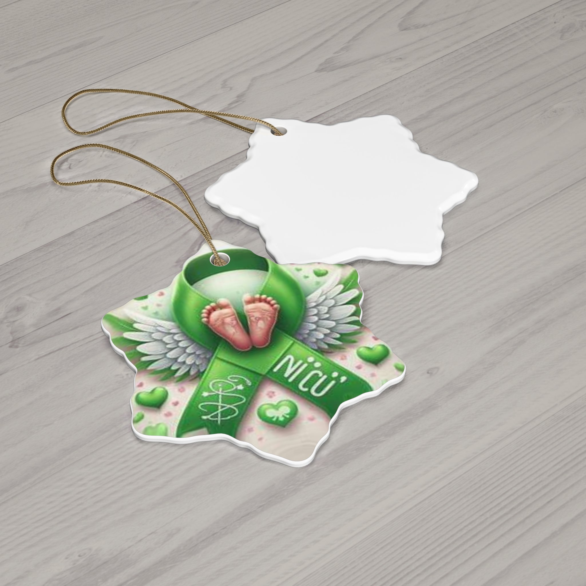 NICU Ceramic Ornament